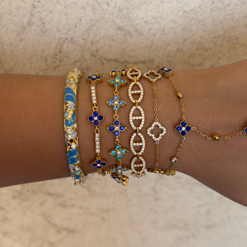 BRACELET ALAÏA BLEU