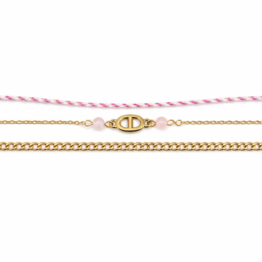 BRACELET SOLANGE ROSE