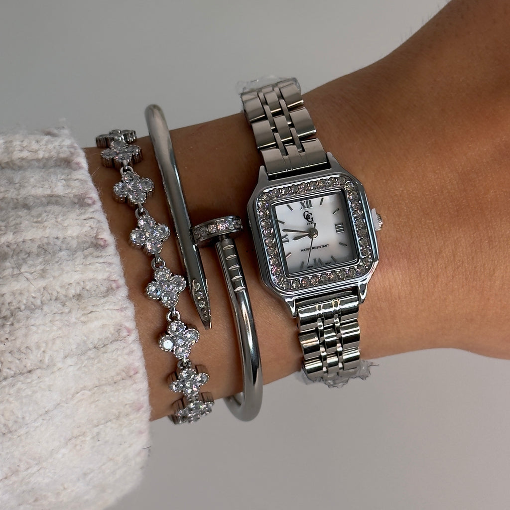 MONTRE PRESTIGE ARGENTÉ