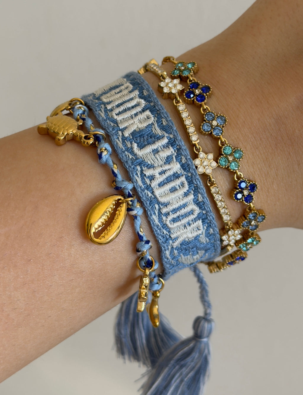 BRACELET SANTORINI BLEU