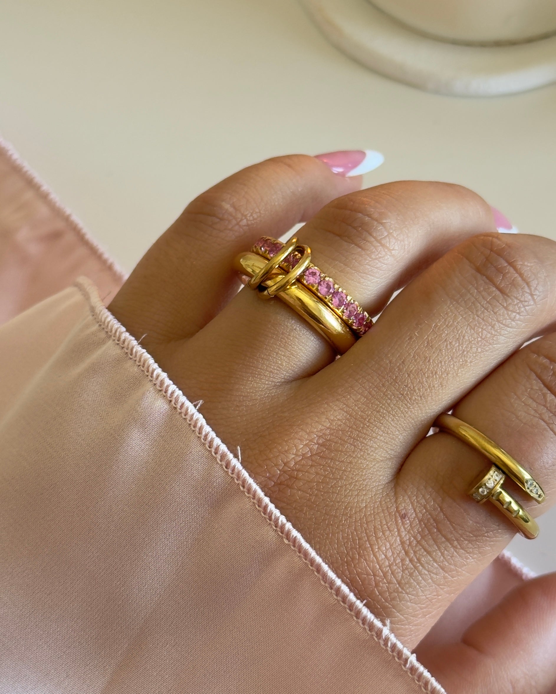 BAGUE MILA ROSE