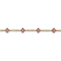 PULSERA WALDORF ROSA