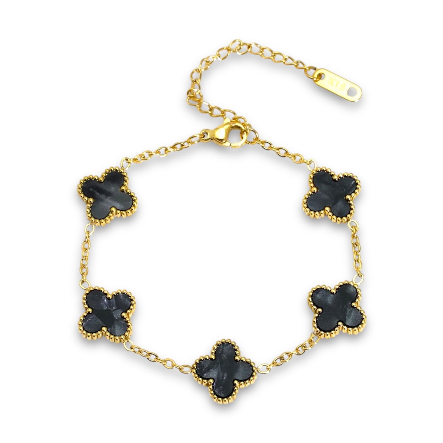 BRACELET INAYA NOIR NACRÉ