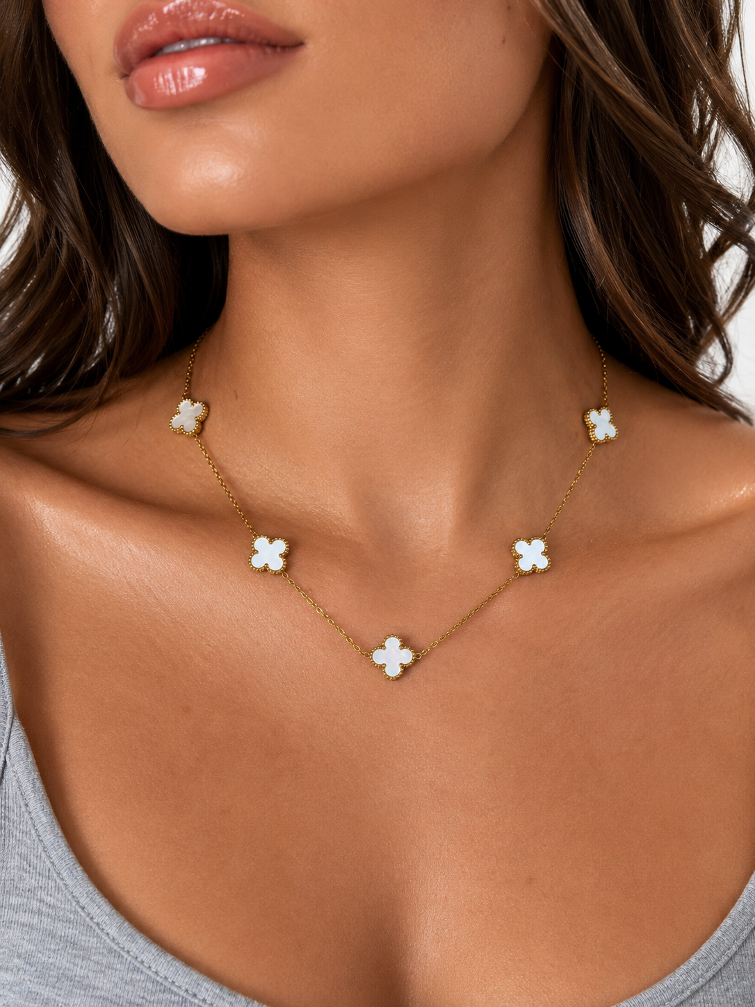 COLLIER NAYA BLANC