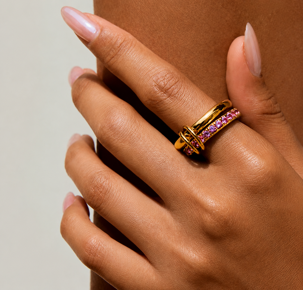 BAGUE MILA ROSE