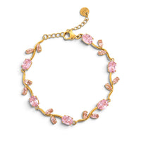 PULSERA FLORA ROSA