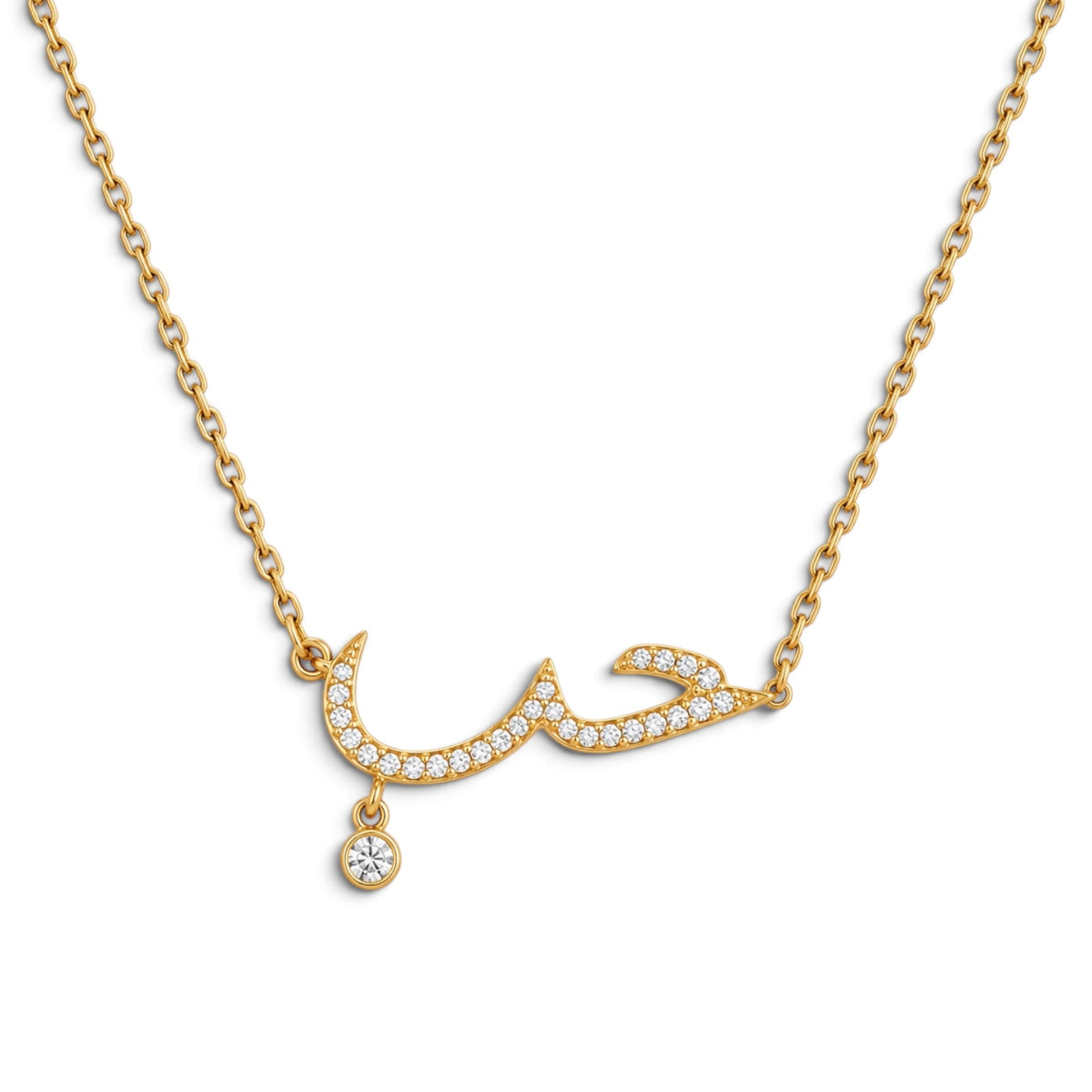 COLLIER AMOUR STRASS