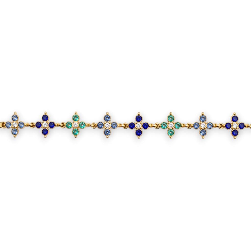 BRACELET ALAÏA BLEU