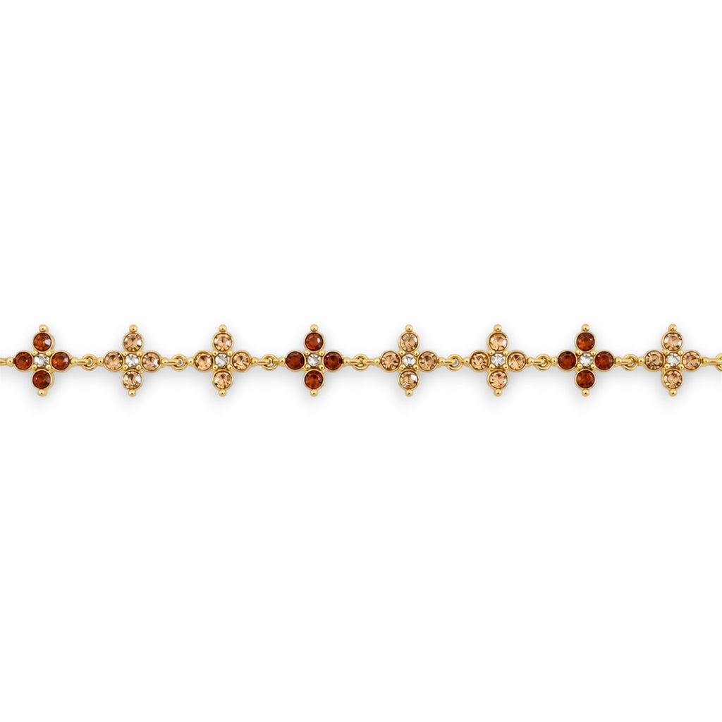 BRACELET ALAÏA MARRON